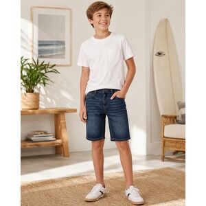 Levis Shorts Boys 16‎ Dark Blue Denim 511 Slim Performance Stretch Casual